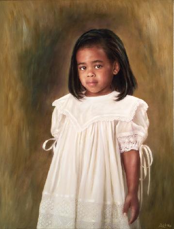 Oil Portrait of Samoan